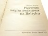 PIERWSZA WOJNA ŚWIATOWA NA BAŁTYKU - Kosiarz 1979